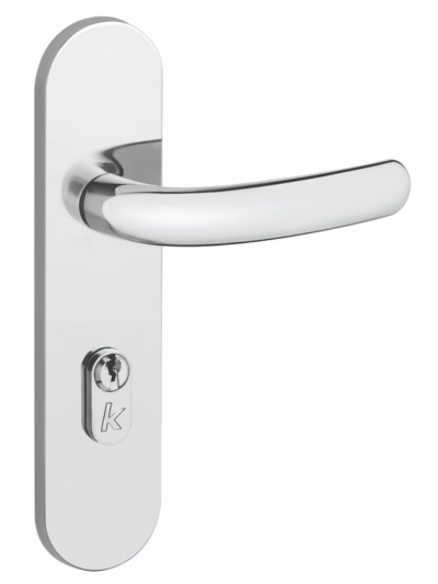 Fechadura Lockwell Pepe Externa 55mm cor Cromada Espelho