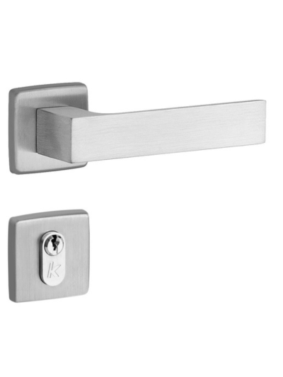 Fechadura Lockwell Set Externa cor Escovada 40mm